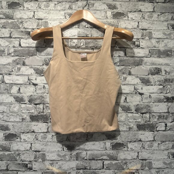 EUC No Boundaries Women's Cream Tank Top Size M (7-9) - Picture 1 of 8